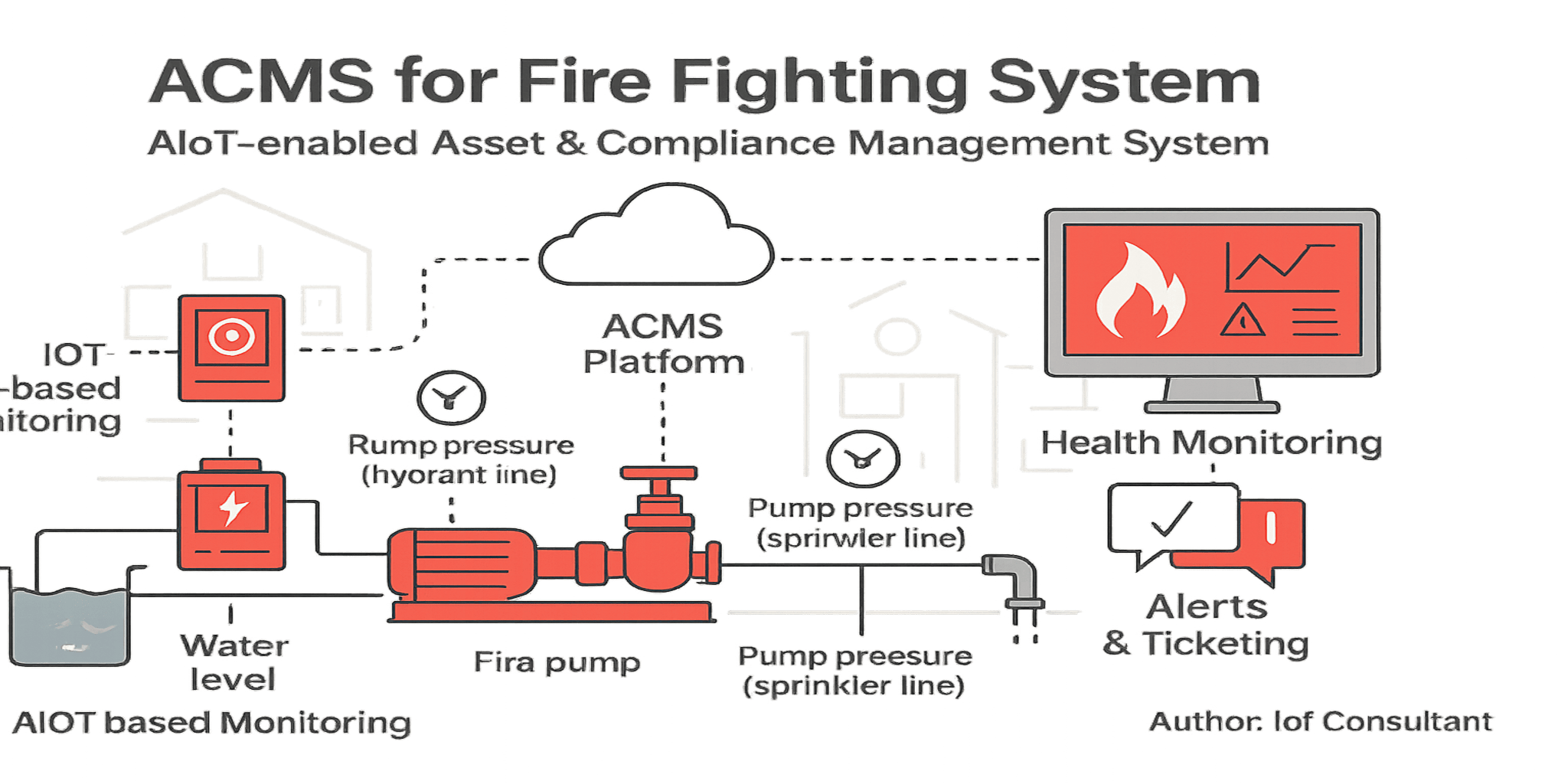 ACMS for Fire Fighting System (AIoT-enabled Asset & Compliance Management System)